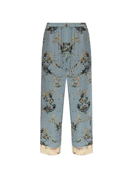 Spodnie Paul Smith z nadrukiem niebieskie