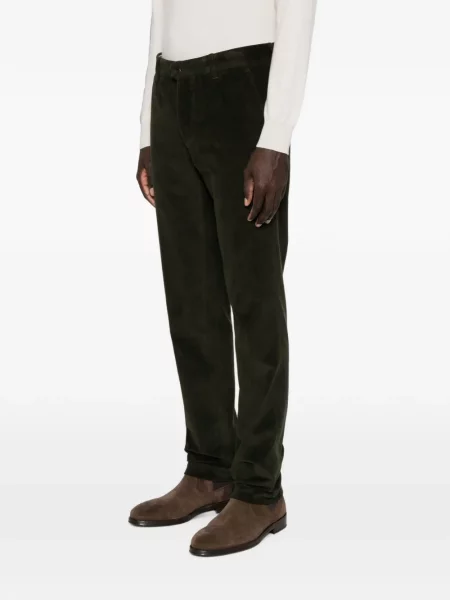Pantaloni Incotex de catifea cord verde