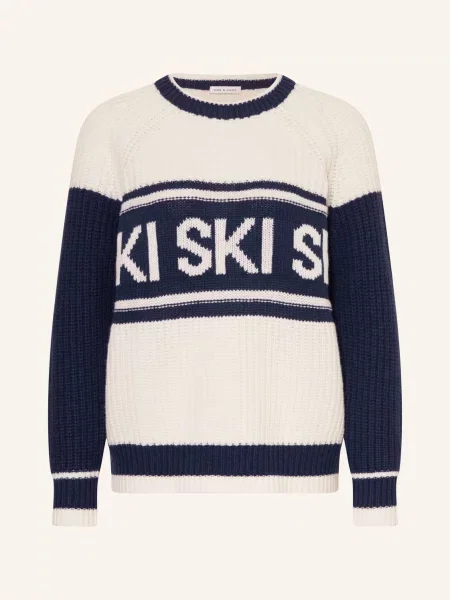 Mrs & Hugs Sweter blau granatowy
