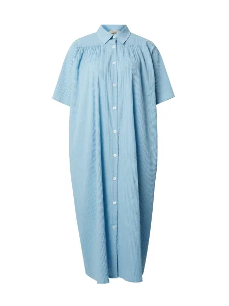 MADS NORGAARD COPENHAGEN Košulja haljina Canaria svijetloplava