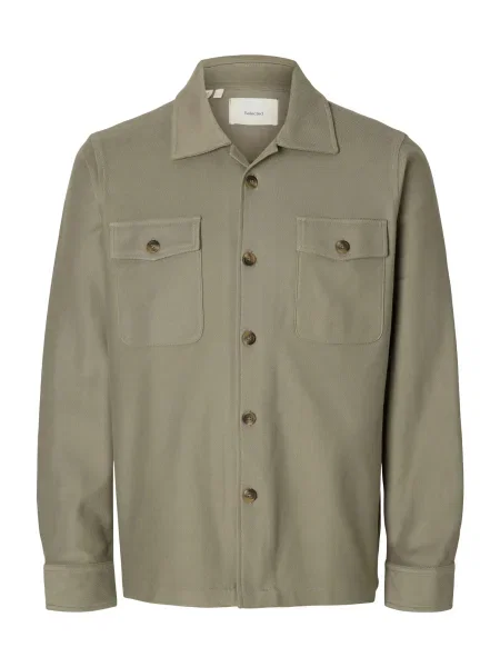 SELECTED Geacă de primăvară-toamnă SLHOLIVER' kaki