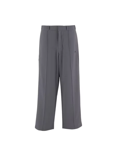 Spodenki sportowe Adidas ze stretchu z logo szare
