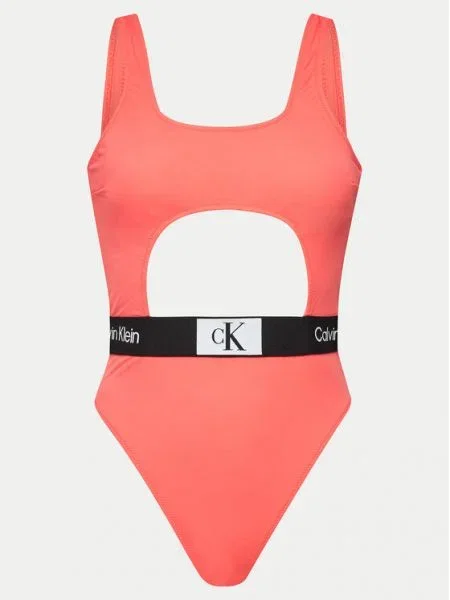 Calvin Klein Swimwear Бански костюм розов