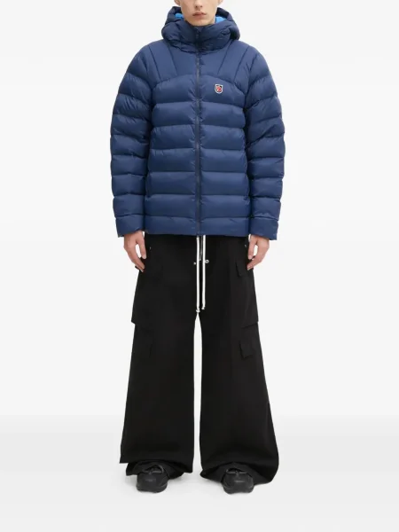 Geacă Fjallraven cu glugă albastru
