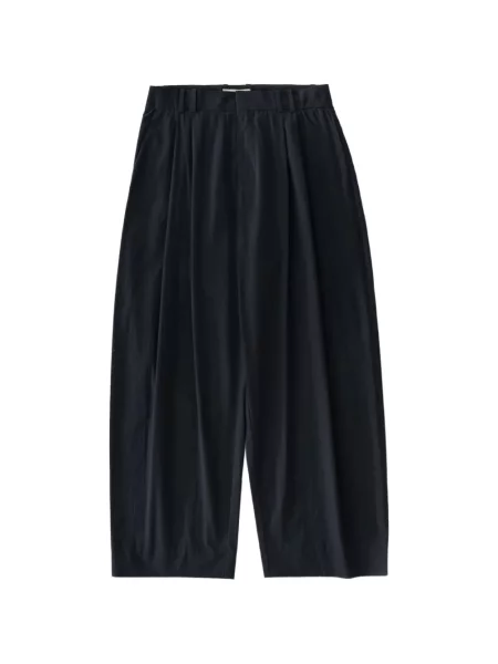Pantaloni Studio Nicholson plisate albastru
