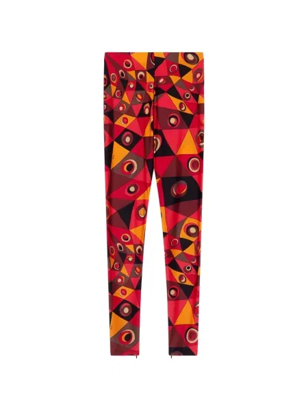 Leggings Pucci cu imagine roșu