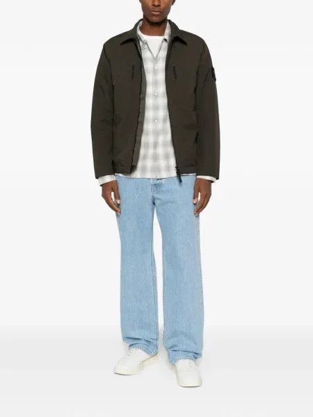Traperice ravnih nogavica Stone Island kamenje plava