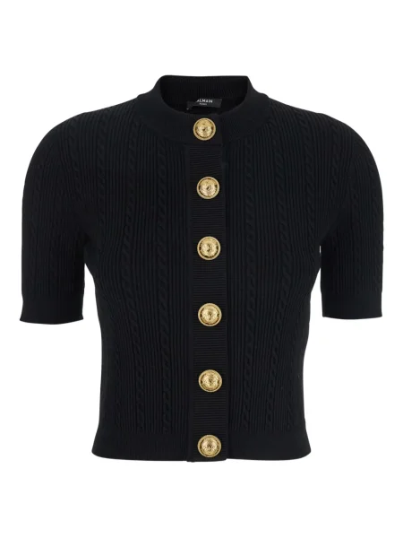 Cardigan Balmain tricotate negru