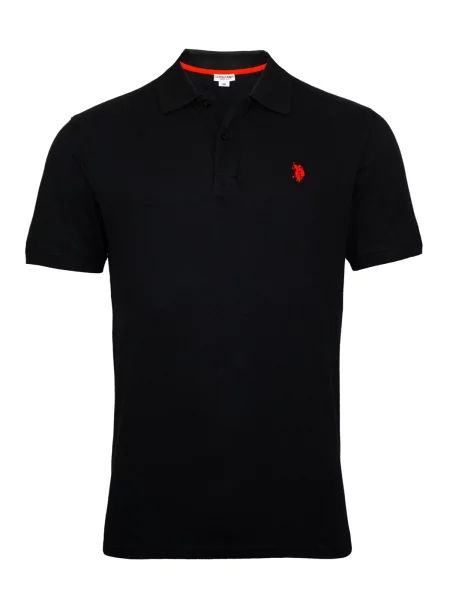 U.S. POLO ASSN. Tricou roșu intens negru