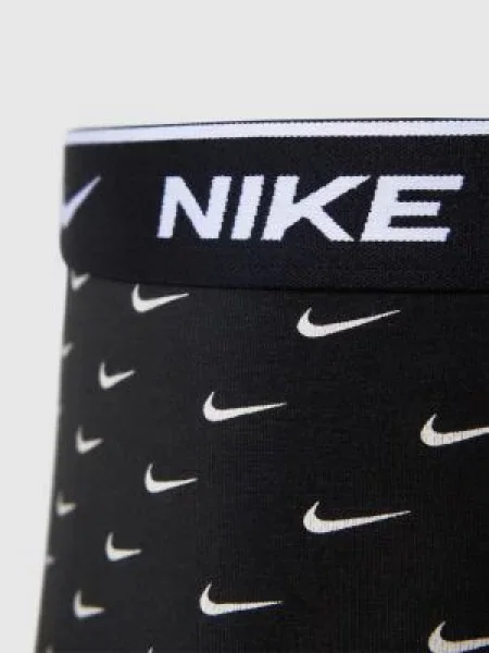 Bokserki Nike Everyday Cotton Stretch Trunk 3 pary swoosh print/grey/uni. blue szare