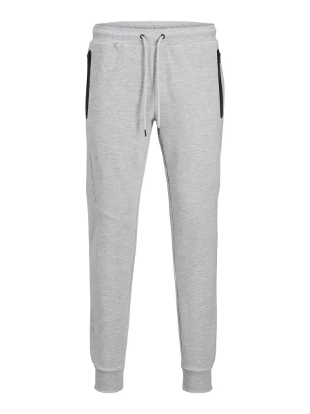 JACK & JONES Pantaloni gri amestecat negru