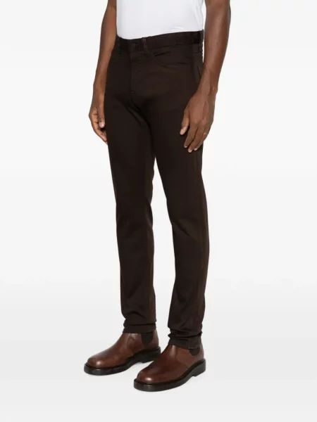 Pantaloni Boss cu 5 buzunare maro