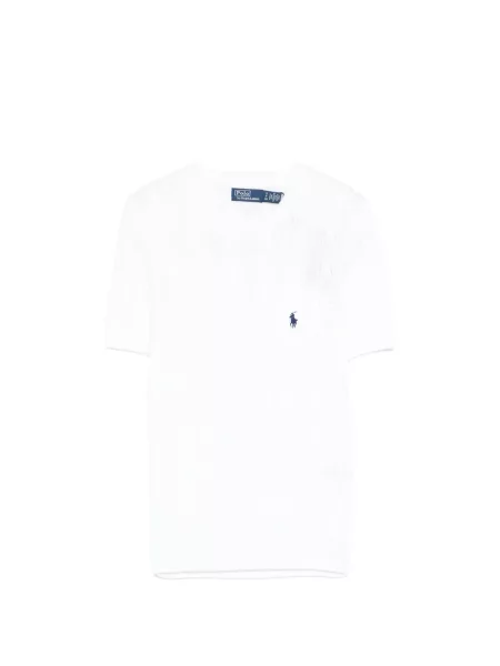 Тениска Polo Ralph Lauren бродирана бяло
