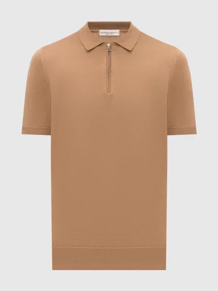 Поло Cashmere&whiskey коричневое