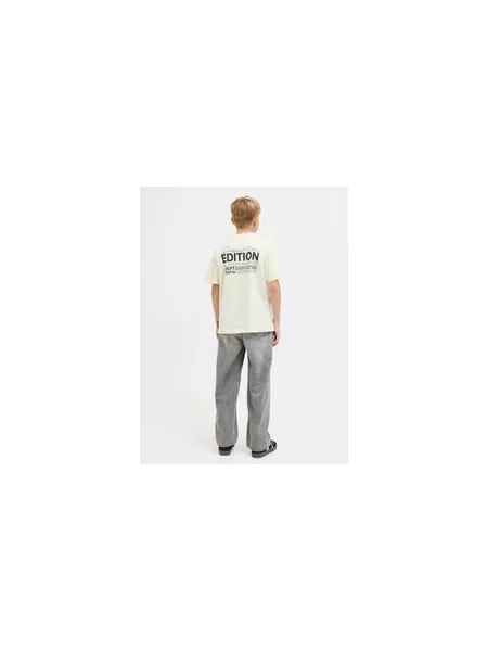 Jack & Jones Junior Marškinėliai Dynamic Dust Loose Fit geltona