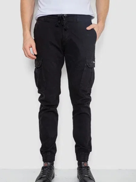 Брюки карго Ager черные
