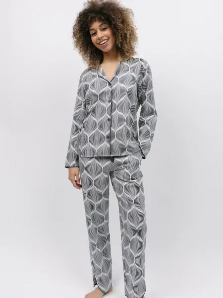 Піжама CYBERJAMMIES Nicole бавовна/модал сірий