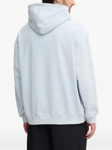 Pantaloni Adidas cu dungi alergare cu broderie albastru