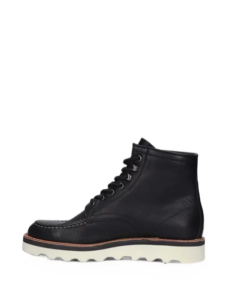 Botine Fracap din piele negru