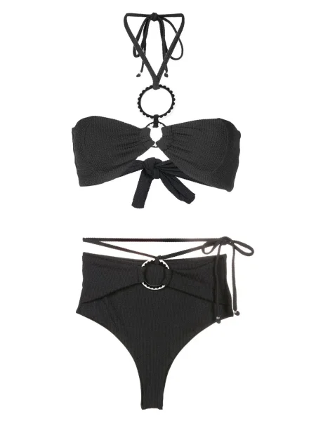 Bikini Amir Slama cu gât halter negru