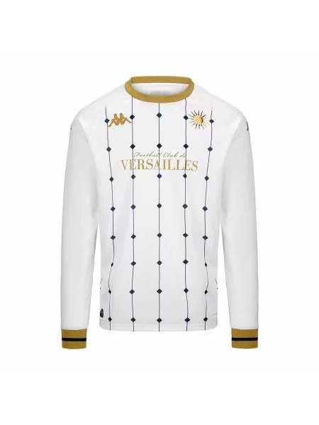Koszulka wyjazdowa z długim rękawem FC Versailles 78 biała
