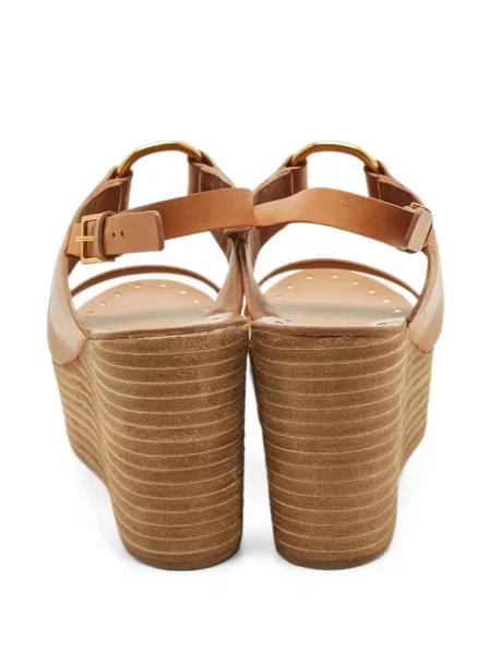 Sandale Tory Burch cu pană maro