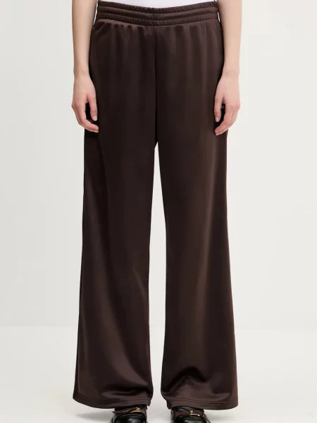 Hlače Martine Rose Wide Leg Track smeđa bez uzorka ružičasta