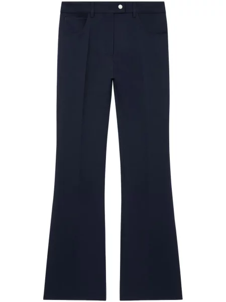 Pantaloni bootcut Courreges din țesătură twill albastru