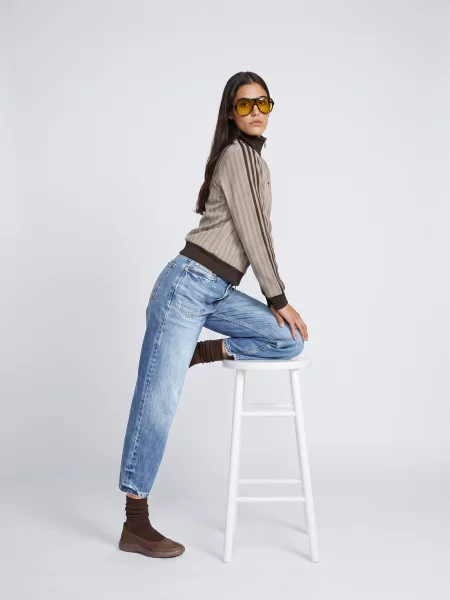 Džínsy Samsoe Samsoe modrá