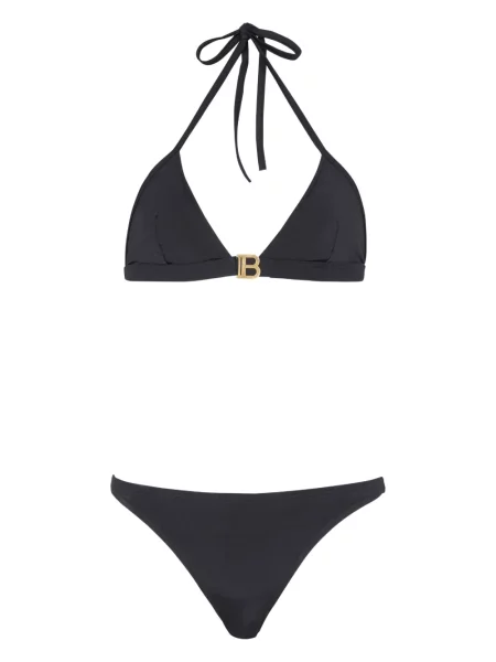Bikini Balmain cu imagine negru