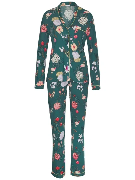 LASCANA Pijama / mai multe culori verde