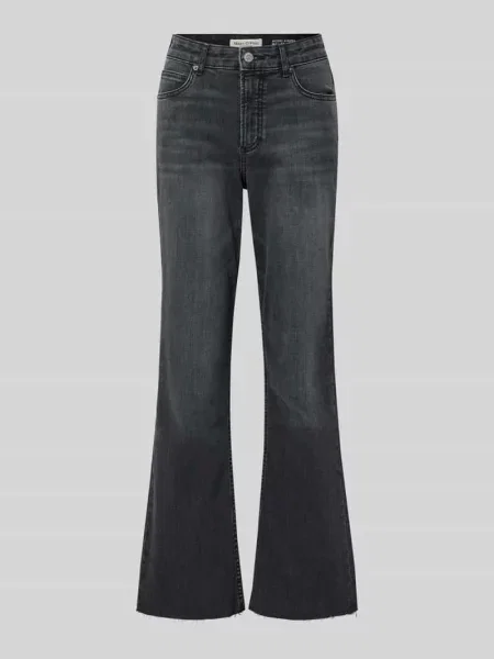 Jeansy z wysokim stanem o rozkloszowanym kroju z mieszanki bawełny model ‘KIRUNA’ Marc O'polo