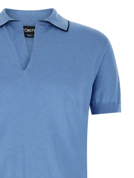 Tricou Tom Ford scurt albastru