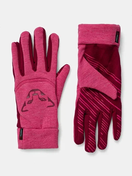 Dynafit kesztyűk Upcycled Thermal rózsaszín