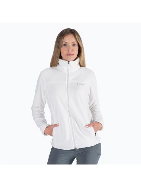 Fleece mikina Columbia Fast Trek II bílá