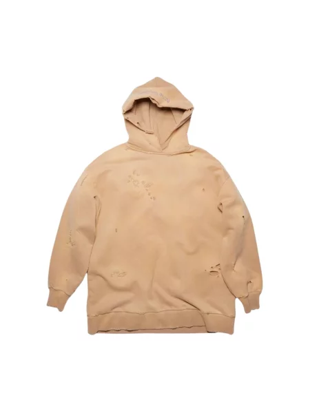 Bluza z kapturem Acne Studios z kapturem beżowa