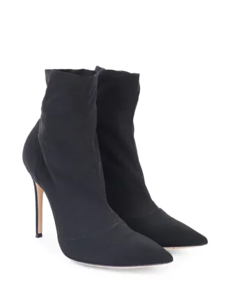 Cizme scurte Gianvito Rossi tricotate negru