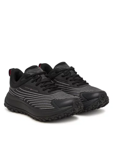 Tommy Hilfiger Sneakers The Canyon X Knit negru