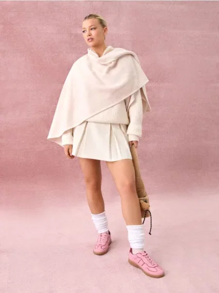 Шарф кремовий