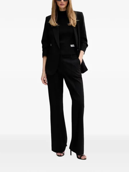 Pantaloni Dkny cu autograf negru