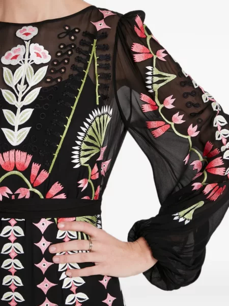 Rochie midi Temperley London negru