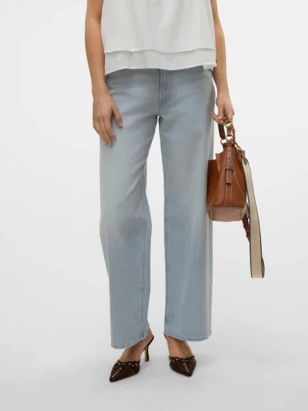VERO MODA Top VMVERONICA' alb