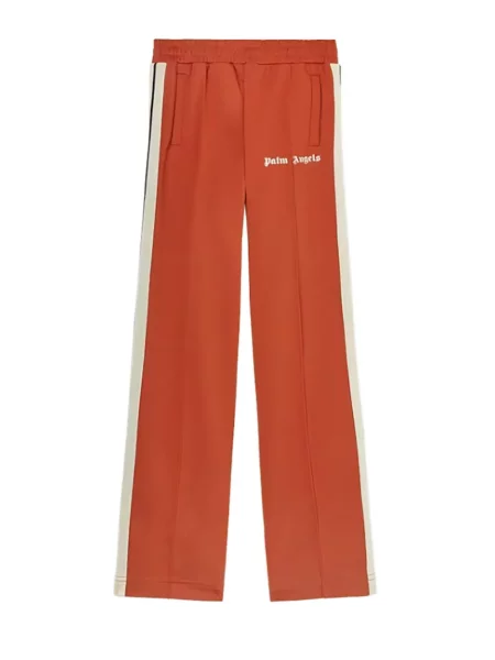 Pantaloni Palm Angels cu dungi roșu