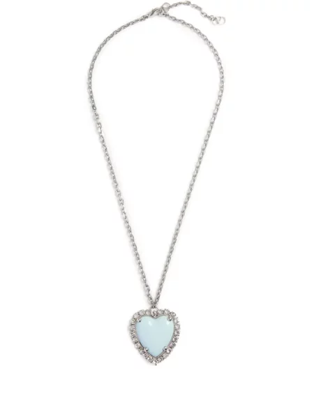 Colier Valentino Garavani de cristal argintiu