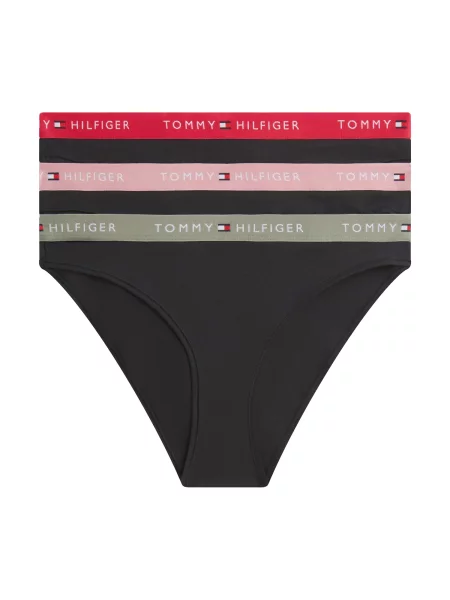 Tommy Hilfiger Underwear Slip Essential kaki / roz pal / roșu negru