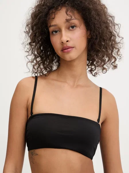 Calvin Klein plavková podprsenka dámska čierna