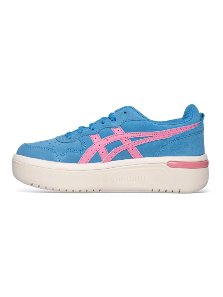 Sneakersy Asics zamszowe niebieskie