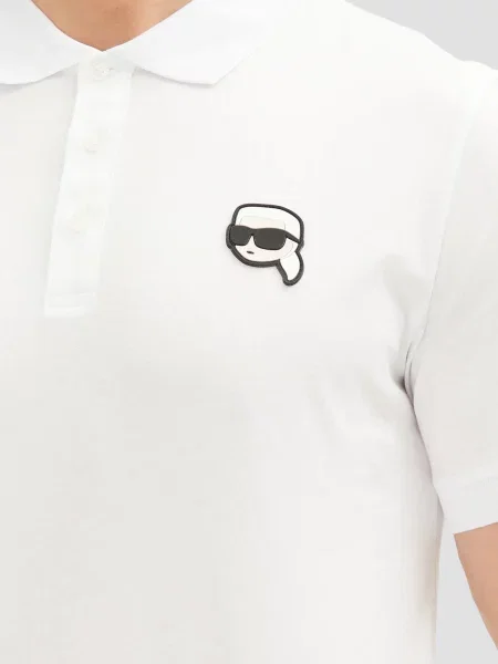Поло Karl Lagerfeld білий