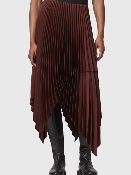 AllSaints fustă plisată ELISA