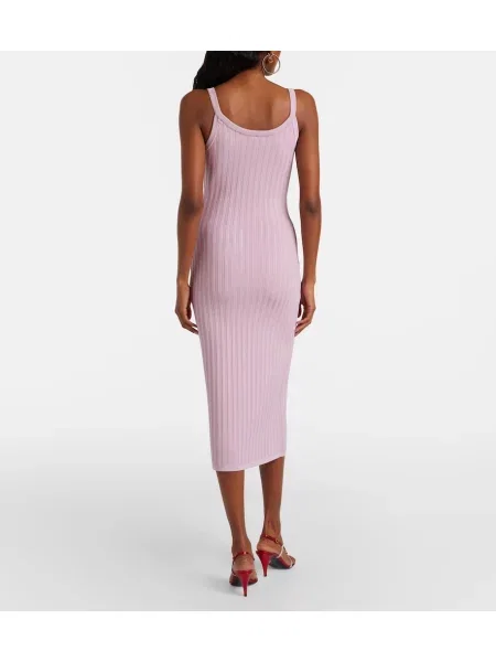 Rochie midi Versace tricotate violet